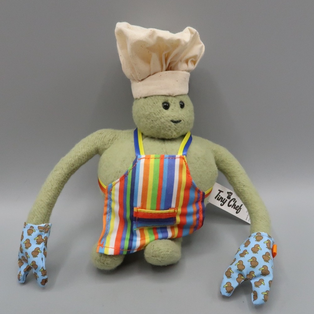 The Tiny Chef Show Talking Plush Toy 6th Edition Works Blue Duck Mittens